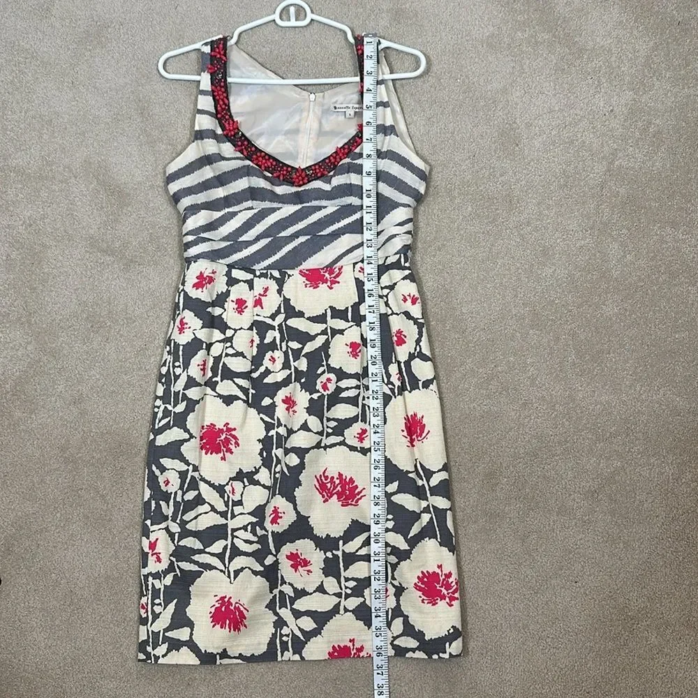Nanette Lepore Anthropologie Floral As Seen On Celebrity Women Dress Size 6
